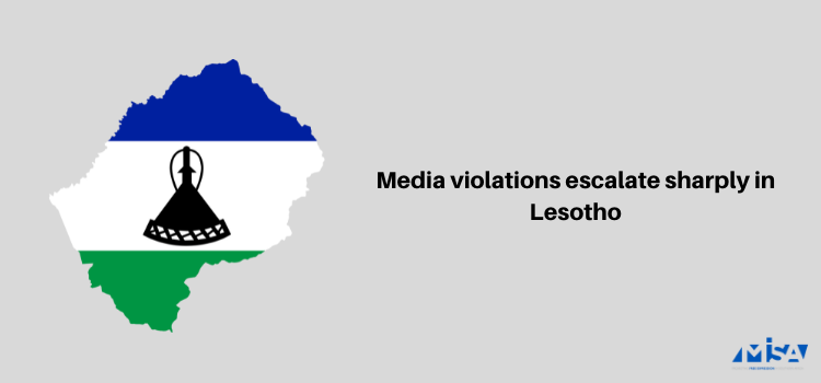 Media violations escalate sharply in Lesotho